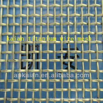 titanium weave wire mesh